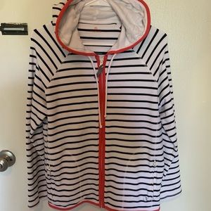 WEEKEND SALE-  like new Talbots zipper top with hood.